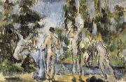 Paul Cezanne Baigneurs oil painting picture wholesale